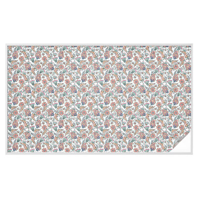 Samoljepljiva folija za staklo vitraj Cvjetna elegancija