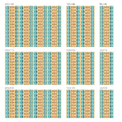 Mliječna folija za staklo vitraj Geometrijski motivi