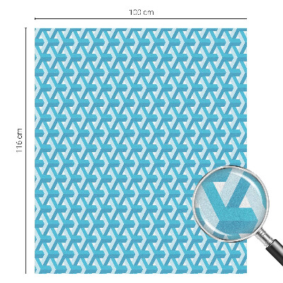 Samoljepljiva folija za staklo vitraj Geometrijske kocke