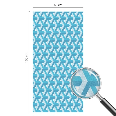 Samoljepljiva folija za staklo vitraj Geometrijske kocke
