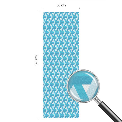Samoljepljiva folija za staklo vitraj Geometrijske kocke