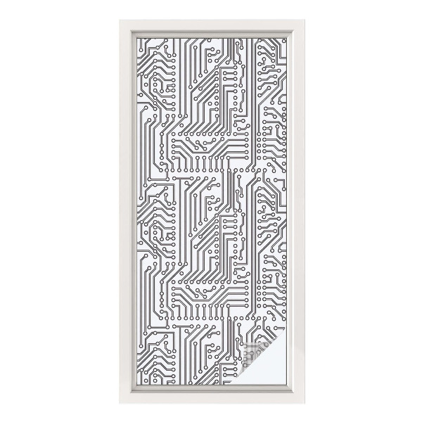 Mliječna folija za staklo vitraj Tehnička tema