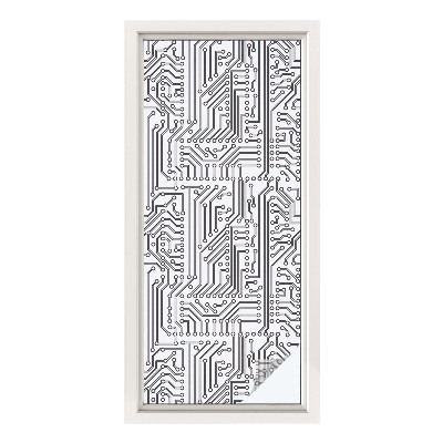 Mliječna folija za staklo vitraj Tehnička tema