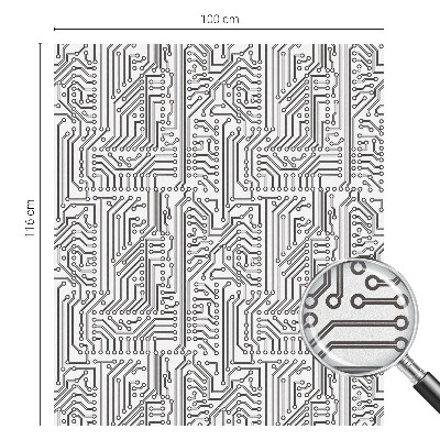 Mliječna folija za staklo vitraj Tehnička tema