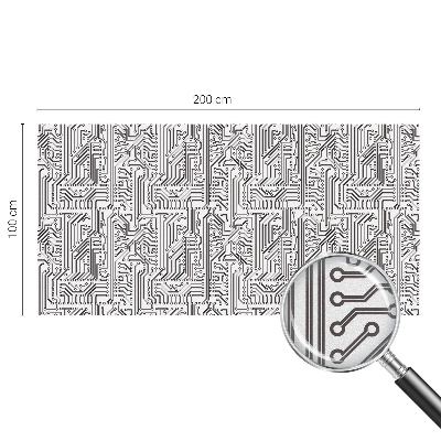 Mliječna folija za staklo vitraj Tehnička tema