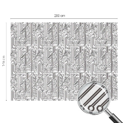 Mliječna folija za staklo vitraj Tehnička tema