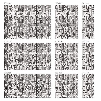 Mliječna folija za staklo vitraj Tehnička tema