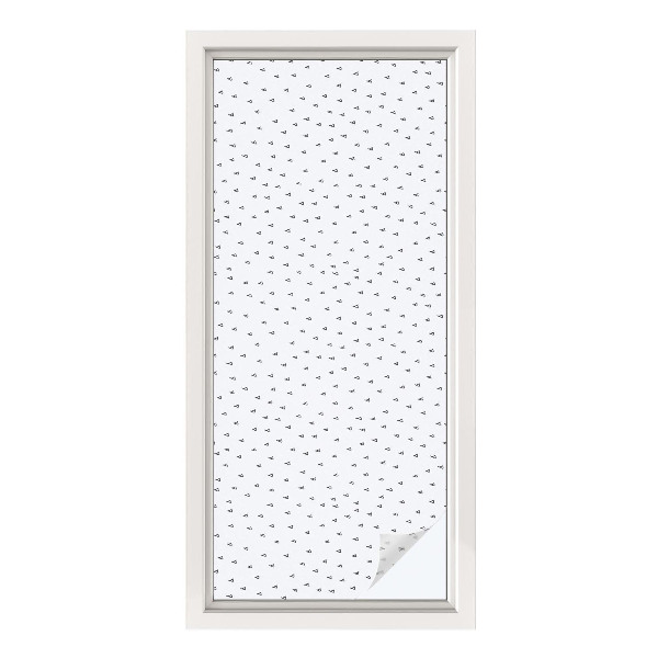 Mliječna folija za staklo vitraj Geometrijski trokuti