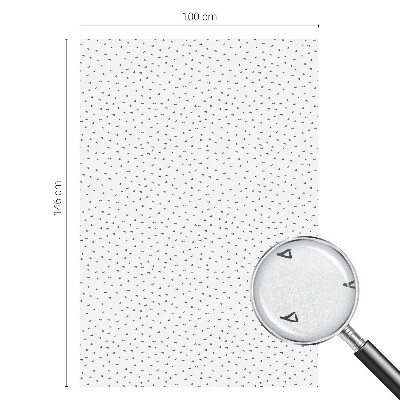 Mliječna folija za staklo vitraj Geometrijski trokuti