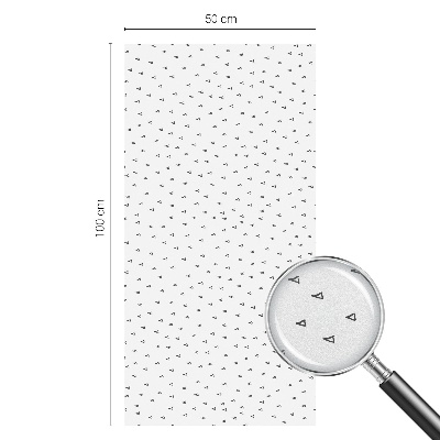 Mliječna folija za staklo vitraj Geometrijski trokuti