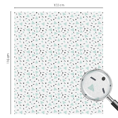 Dekorativna folija za staklo Geometrijski likovi