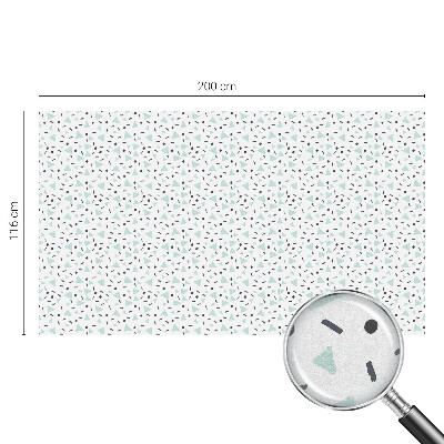 Dekorativna folija za staklo Geometrijski likovi