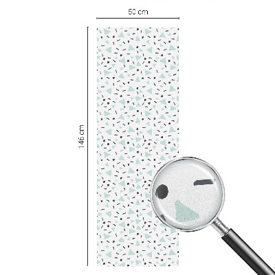 Dekorativna folija za staklo Geometrijski likovi