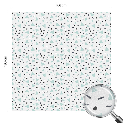 Dekorativna folija za staklo Geometrijski likovi
