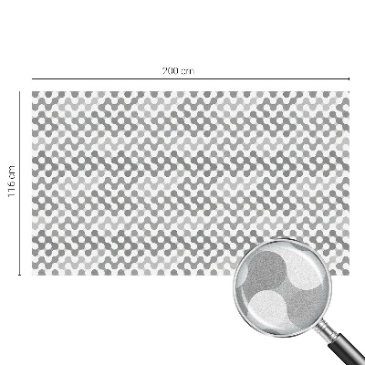 Mliječna folija za staklo vitraj Geometrija valova