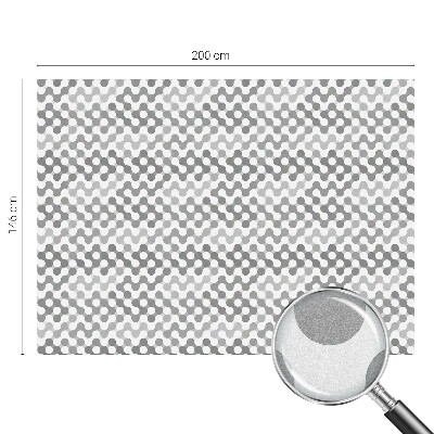 Mliječna folija za staklo vitraj Geometrija valova
