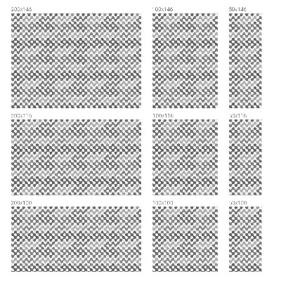 Mliječna folija za staklo vitraj Geometrija valova