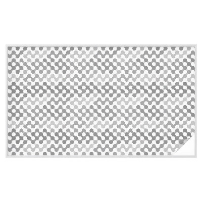 Mliječna folija za staklo vitraj Geometrija valova