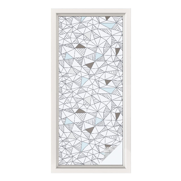 Samoljepljiva folija za staklo vitraj Apstraktni oblici