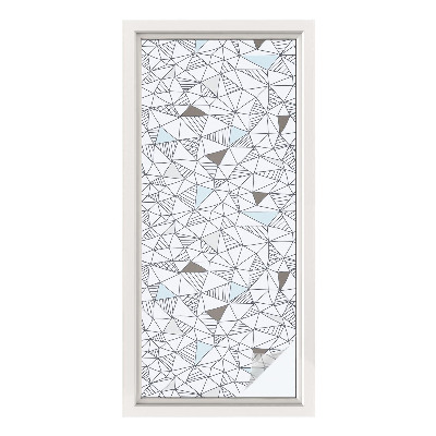 Samoljepljiva folija za staklo vitraj Apstraktni oblici