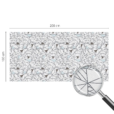 Samoljepljiva folija za staklo vitraj Apstraktni oblici