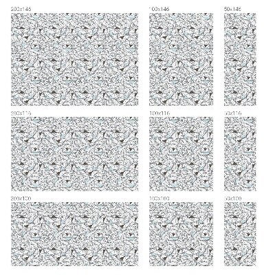 Samoljepljiva folija za staklo vitraj Apstraktni oblici