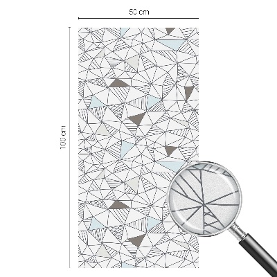Samoljepljiva folija za staklo vitraj Apstraktni oblici
