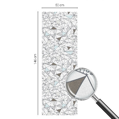 Samoljepljiva folija za staklo vitraj Apstraktni oblici