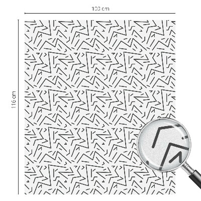 Folija za zaštitu od pogleda Apstraktni cik-cak uzorci