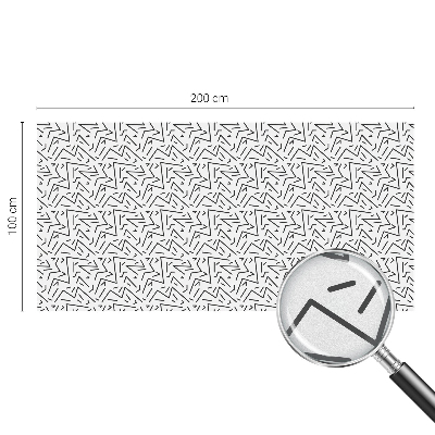 Folija za zaštitu od pogleda Apstraktni cik-cak uzorci