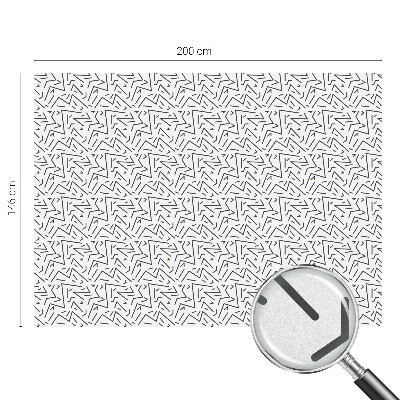 Folija za zaštitu od pogleda Apstraktni cik-cak uzorci