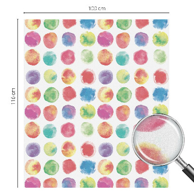 Folija za prozore zaštita od pogleda Šareni krugovi