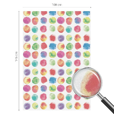 Folija za prozore zaštita od pogleda Šareni krugovi