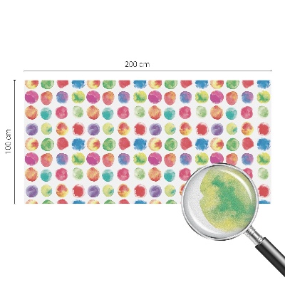 Folija za prozore zaštita od pogleda Šareni krugovi