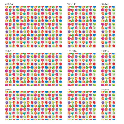 Folija za prozore zaštita od pogleda Šareni krugovi