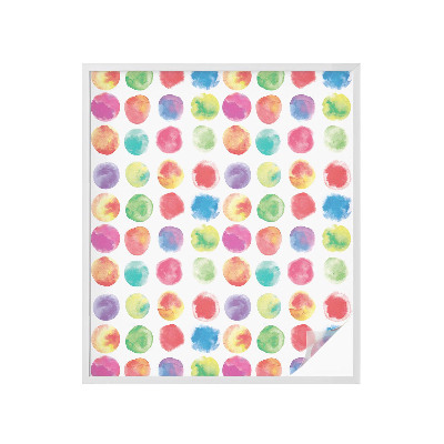 Folija za prozore zaštita od pogleda Šareni krugovi