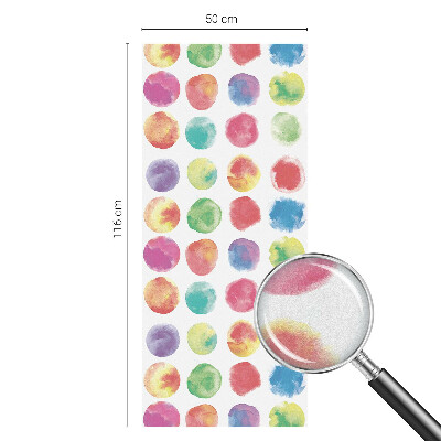 Folija za prozore zaštita od pogleda Šareni krugovi