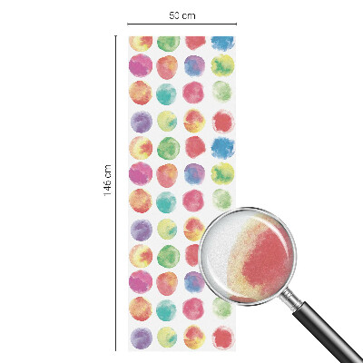 Folija za prozore zaštita od pogleda Šareni krugovi