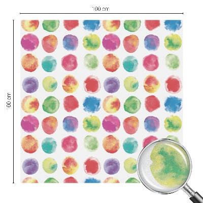 Folija za prozore zaštita od pogleda Šareni krugovi