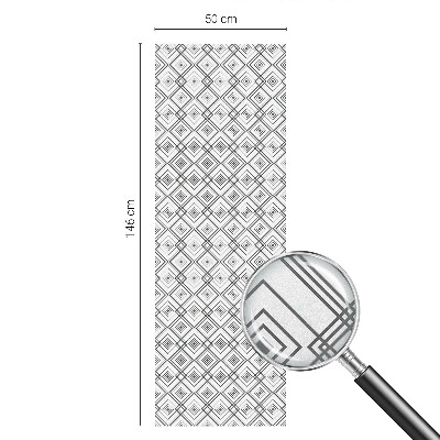 Samoljepljiva folija za staklo vitraj Rombička harmonija