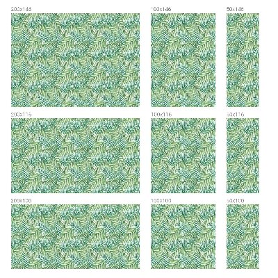 Folija za zaštitu od pogleda Zelena paprat