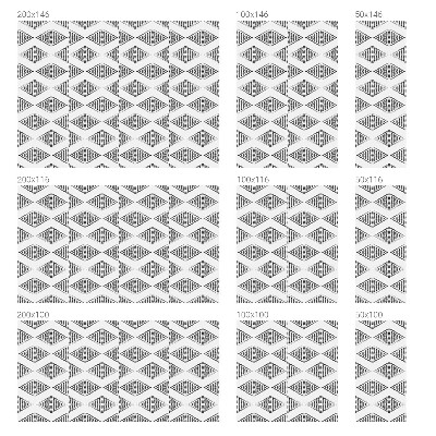 Samoljepljiva folija za staklo vitraj Geometrijski dijamanti