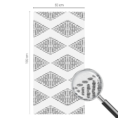 Samoljepljiva folija za staklo vitraj Geometrijski dijamanti