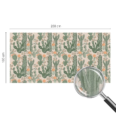 Samoljepljiva folija za staklo vitraj Zeleni sukulenti