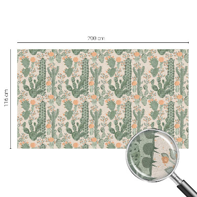 Samoljepljiva folija za staklo vitraj Zeleni sukulenti