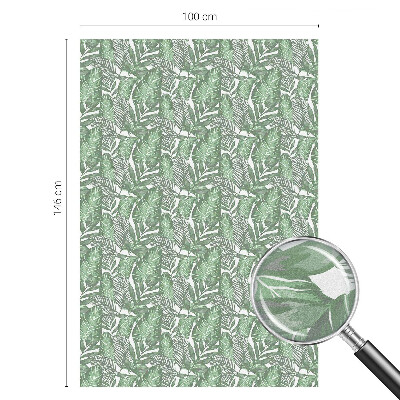 Mliječna folija za staklo vitraj Zelena harmonija