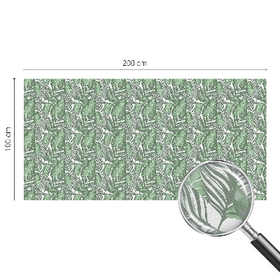 Mliječna folija za staklo vitraj Zelena harmonija