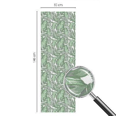 Mliječna folija za staklo vitraj Zelena harmonija
