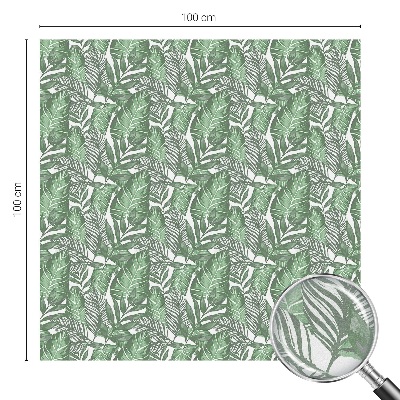 Mliječna folija za staklo vitraj Zelena harmonija