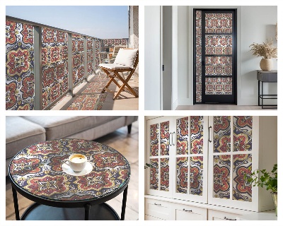 Folija za zaštitu od pogleda Cvjetni ornament